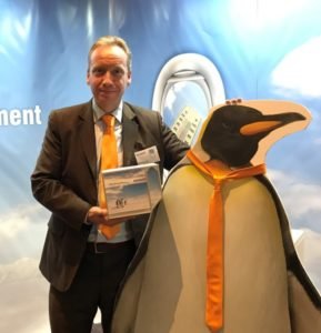 Jettainer managing director, Carsten Hernig at the launch at the Air Cargo Handling Conference in Budapest