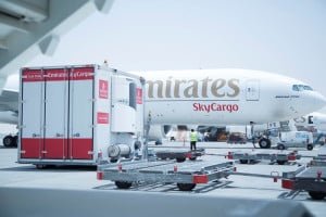 Emirates SkyCargo CoolDolly at SkyCentral at Al Maktoum International at Dubai World Central